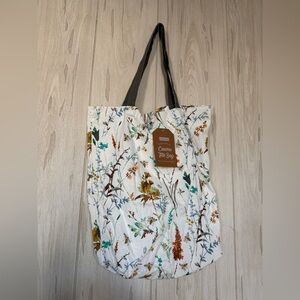 EnVogue Floral Canvas Tote Bag